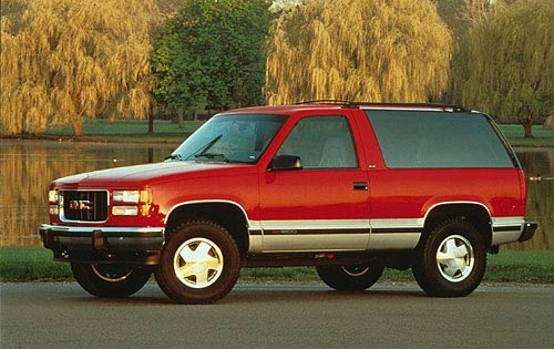 1995-1999 2 door Chevrolet Tahoe and Yukon GT